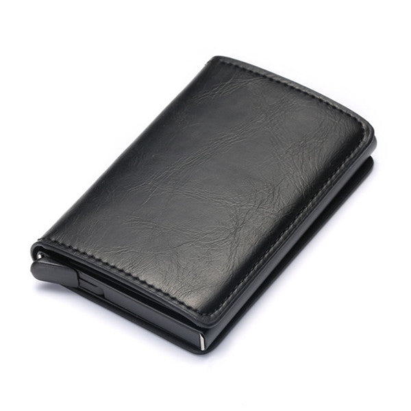 2019 Smart Wallet Business Card Holder Hasp Rfid Wallet Aluminum Metal Credit Business Mini Card Wallet Dropshipping man women