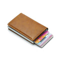 2019 Smart Wallet Business Card Holder Hasp Rfid Wallet Aluminum Metal Credit Business Mini Card Wallet Dropshipping man women