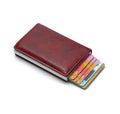 2019 Smart Wallet Business Card Holder Hasp Rfid Wallet Aluminum Metal Credit Business Mini Card Wallet Dropshipping man women