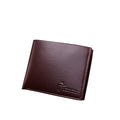 Men Bifold Wallet ID Credit Card Holder Purse Business Leather fashion Pocket Coin Purse good quality Wallet bag leather bolsos#