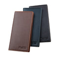 Cheap Men Wallet Slim PU Leather Purse Card Holder High Quality Litchi Grain Wallet Durable Male Long Purse Cartera Hombre.