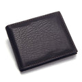 PU Leather Short Men's Wallet Black Credit Card Holder Coffee Causal Small Wallets For Male Snap Button Pocket Coin Purse
