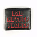 Pulp Fiction Jules Wallet with zipper Coin Pocket Bad Mother Letters Solid Wallet Card Holder Fashion Gift Purse